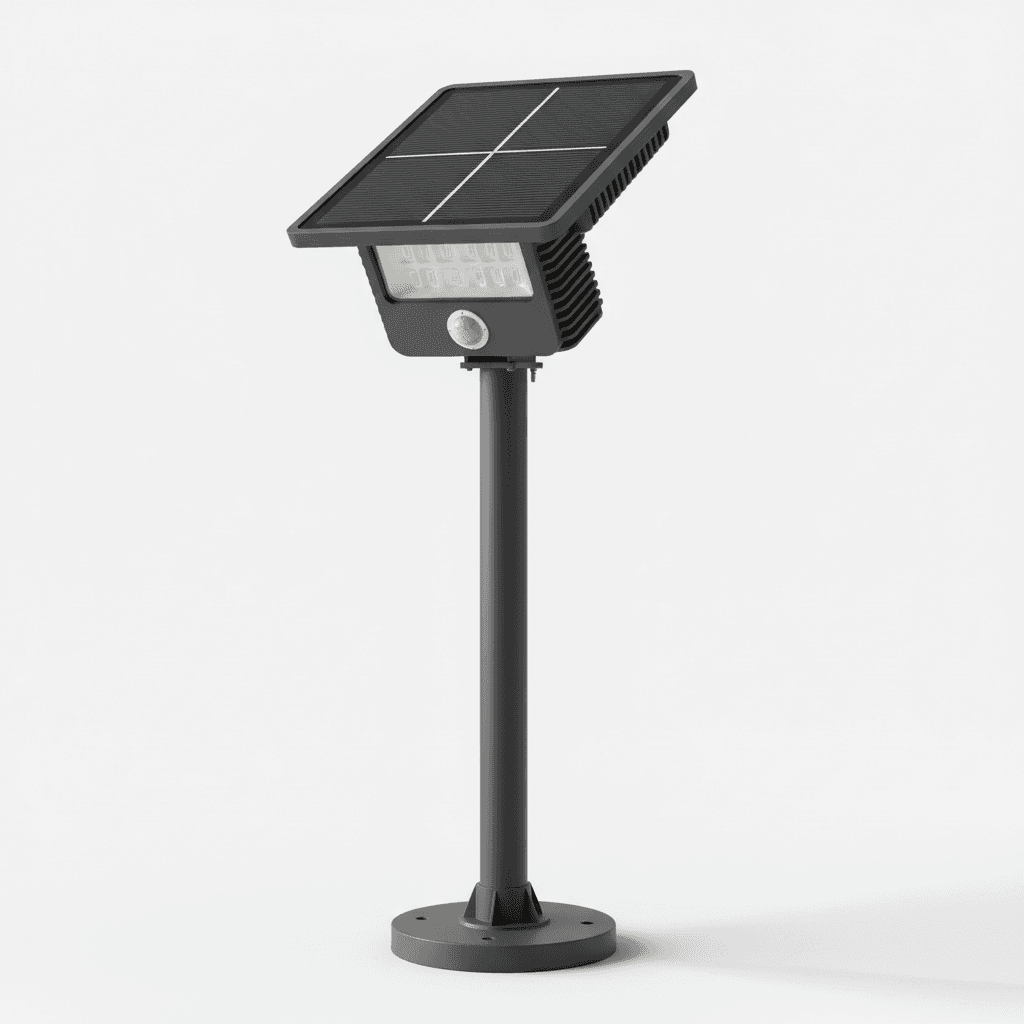Farola solar con sensor de movimiento